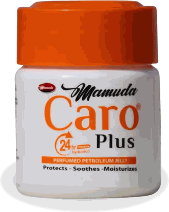 Mamuda Caro Plus perfumed petroleum jelly jar