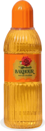 Mamuda Bakhour eau de cologne bottle