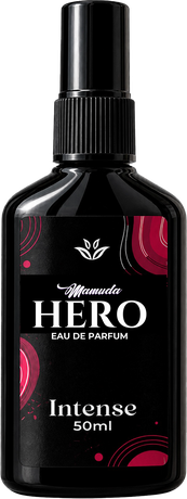 Mamuda Hero Intense eau de parfum, black 50ml spray bottle