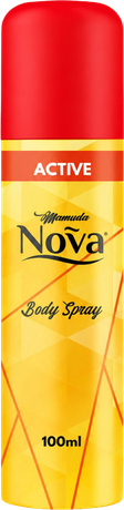 Nova Body Spray Active can