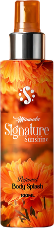 Mamuda Signature Sunshine perfumed body splash, orange 100ml bottle